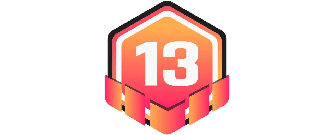 13